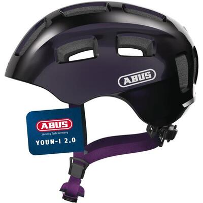 Kinderhelm voor vrije tijd "youn-i 2.0". zwart