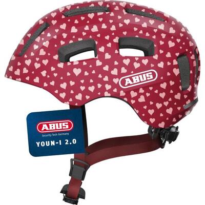 Abus youn-i 2.0 fietshelm voor kinderen en dames m 52-57cm