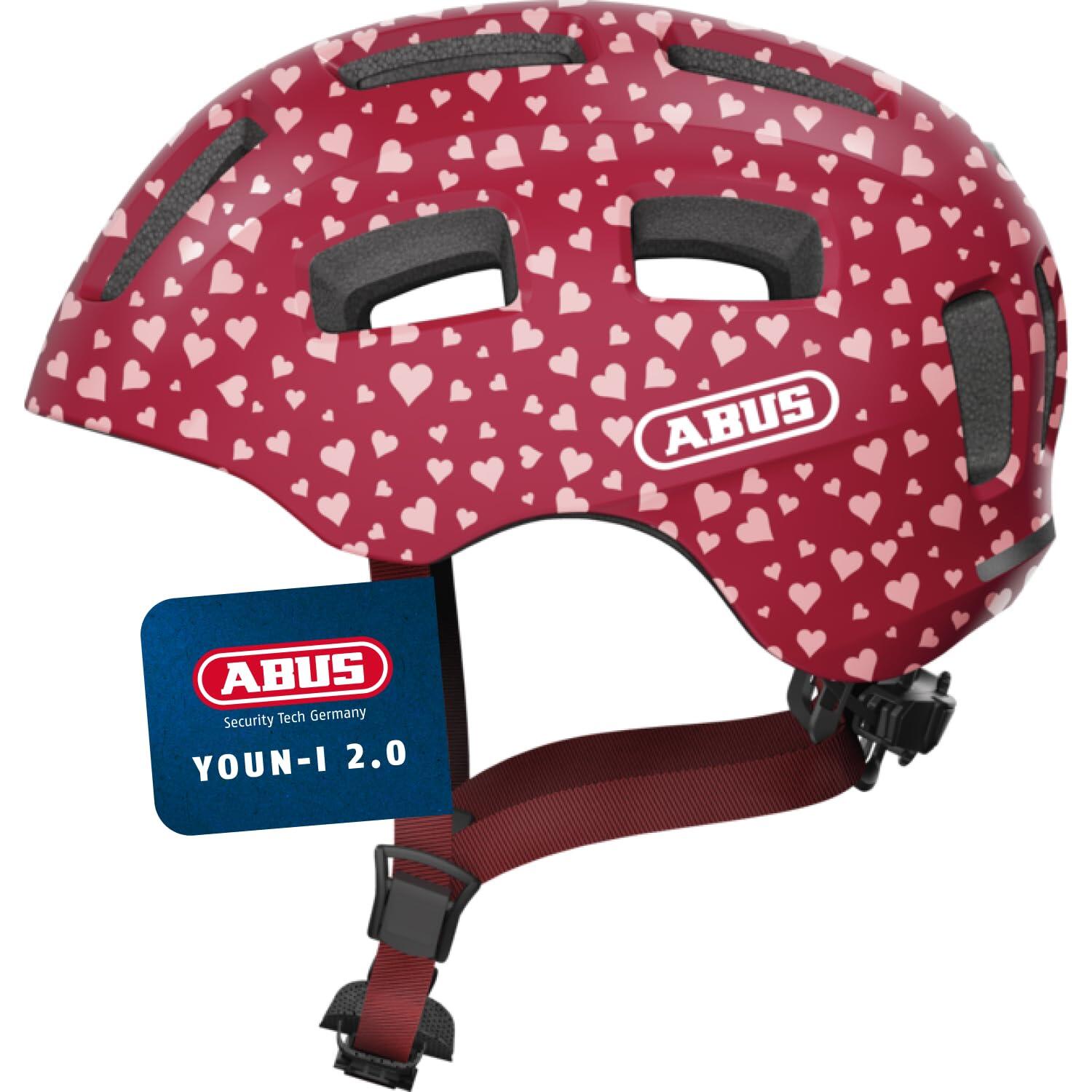Kask Rowerowy Youn-I 2.0 Wiśniowe Serce M 52-57 Cm