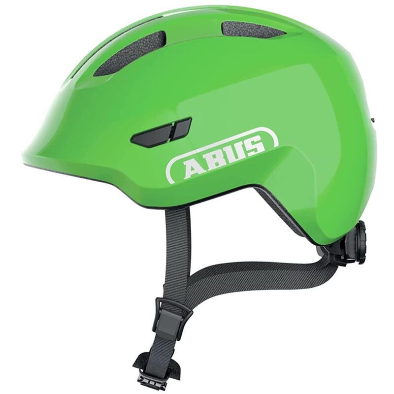 ABUS Dziecięcy kask rekreacyjny „Smiley 3.0” błyszczący zielony