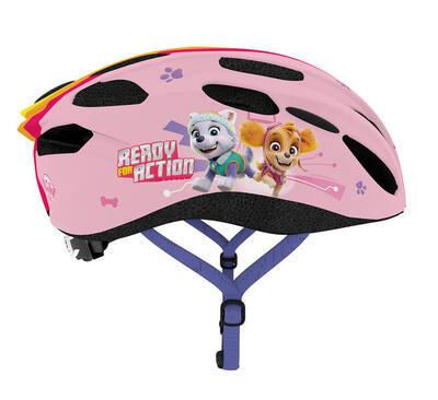 Fietshelm kinderen kinderhelm meisjes paw patrol roze 52-56 cm