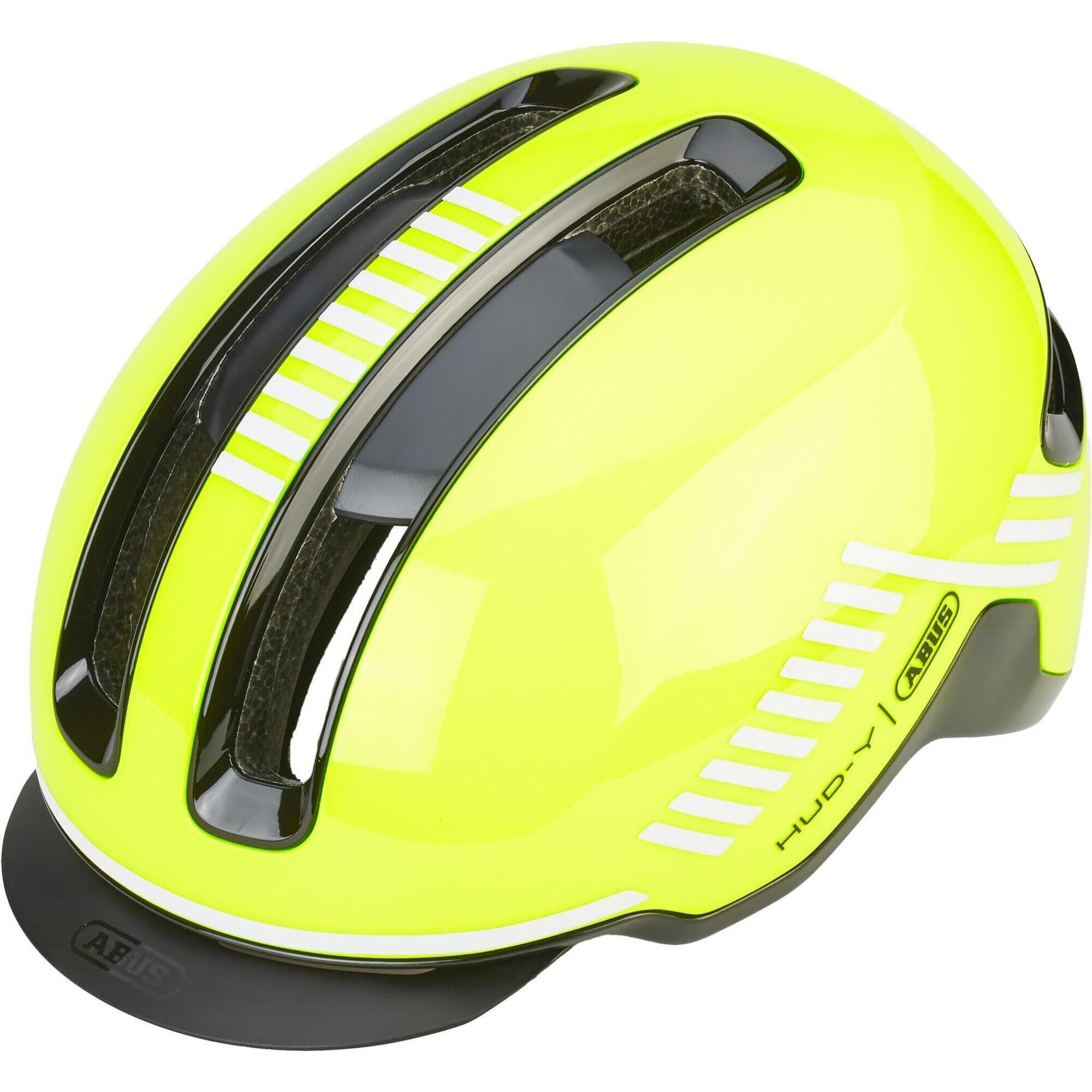 Kask Rowerowy Hud-Y Signal Yellow S 48-54 Cm