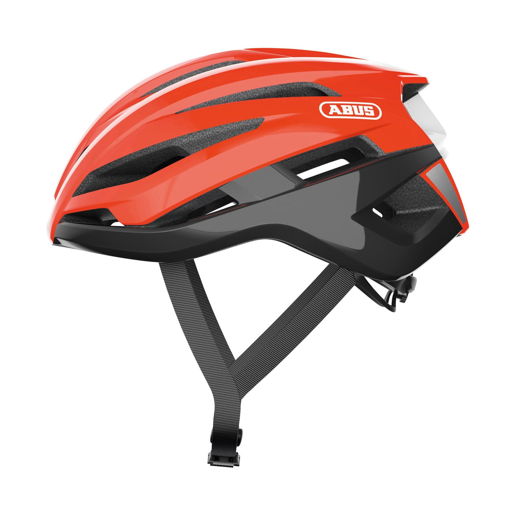 Abus - Casque De Vélo De Course "stormchaser - Casque - Noir|orange - 54-58 Cm - Decathlon