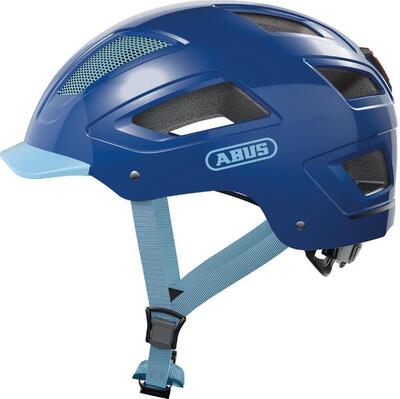Abus hyban 2.0 fietskas voor stadsgebruik blauw m 52-58cm
