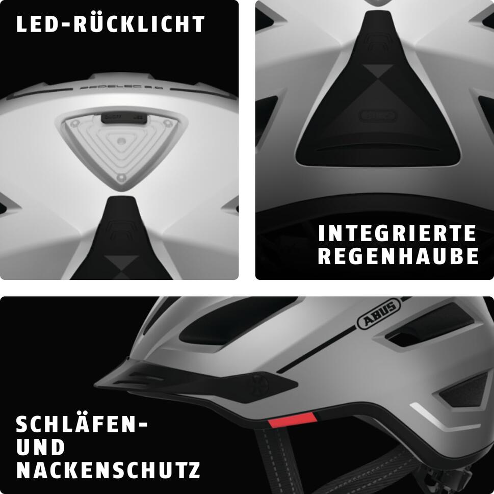 ABUS Kask rowerowy dla młodzieży i dorosłych „Pedelec 2.0”