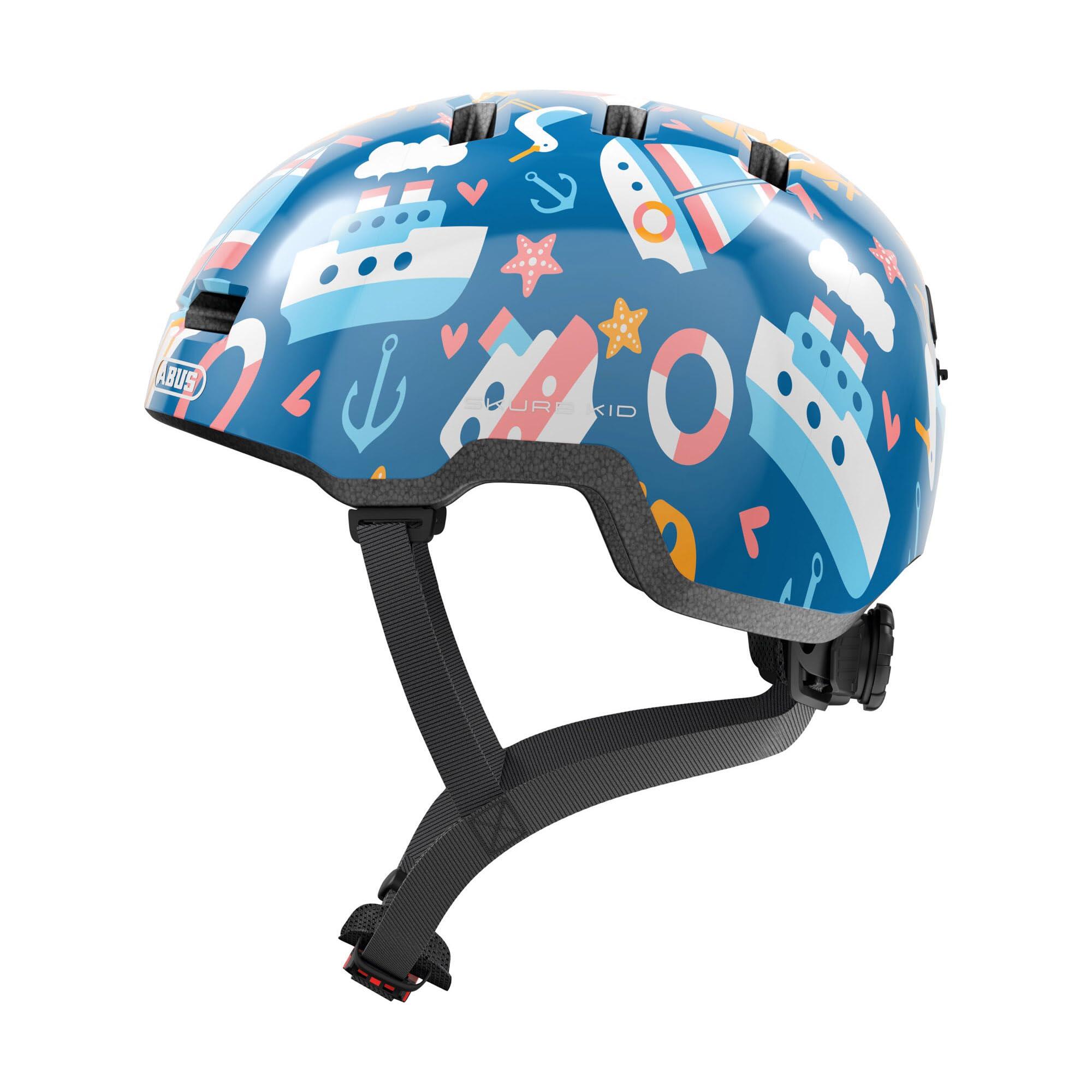 Kask Rowerowy Skurb Kid Blue Sailor