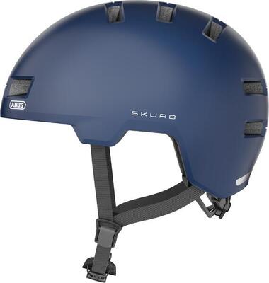 Abus skurb helm in midnight blauw m 55-59cm voor commuters
