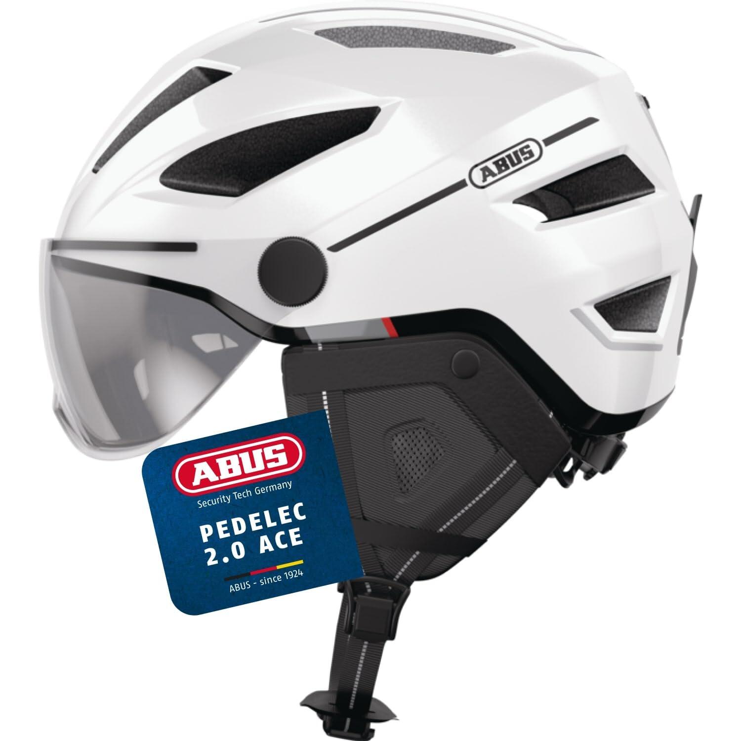 Kask Rowerowy Pedelec 2.0 Ace Perłowo-Biały S 51-55 Cm