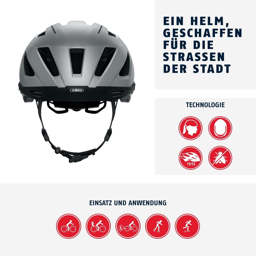 Kask Rowerowy Pedelec 2.0 Mips Srebrny