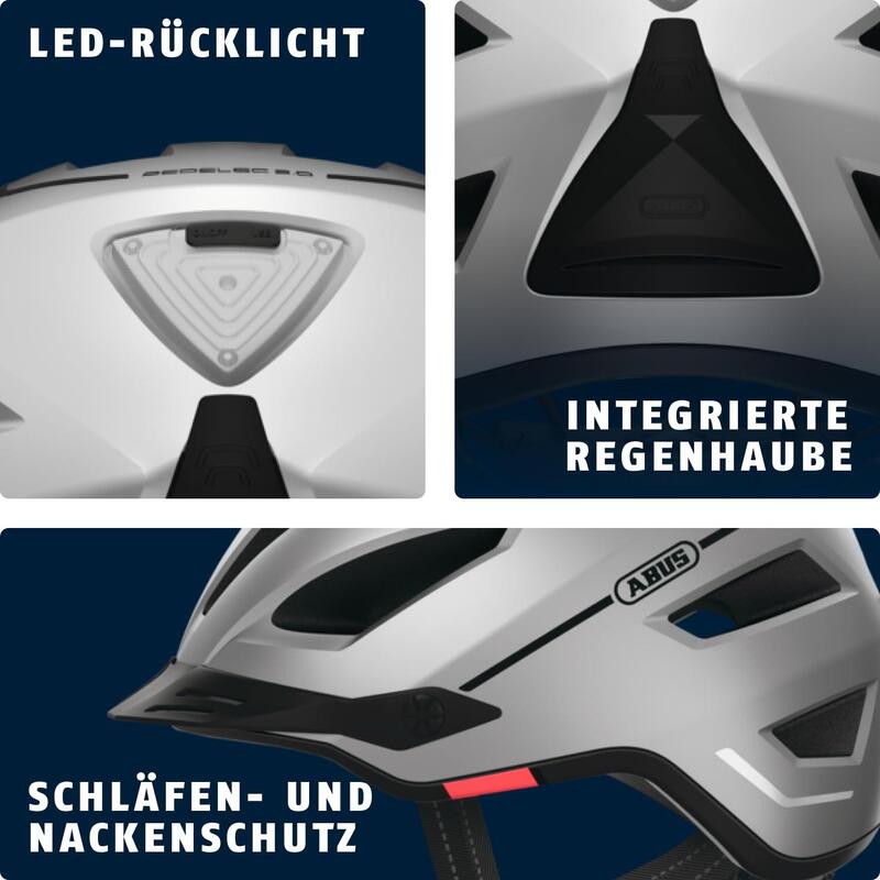 Kask Rowerowy Pedelec 2.0 Mips Srebrny
