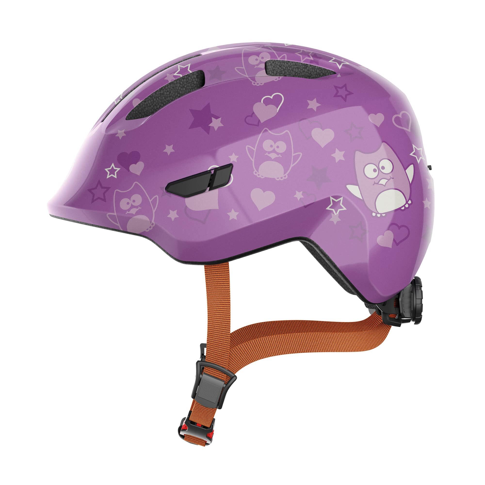 ABUS ABUS Kinderhelm "Smiley 3.0" paarse ster glanzend