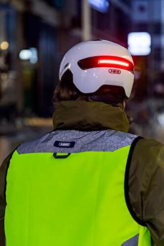 Casque Abus HUD-Y Signal jaune L 57-61 cm - Élégant et Sûr 2/7