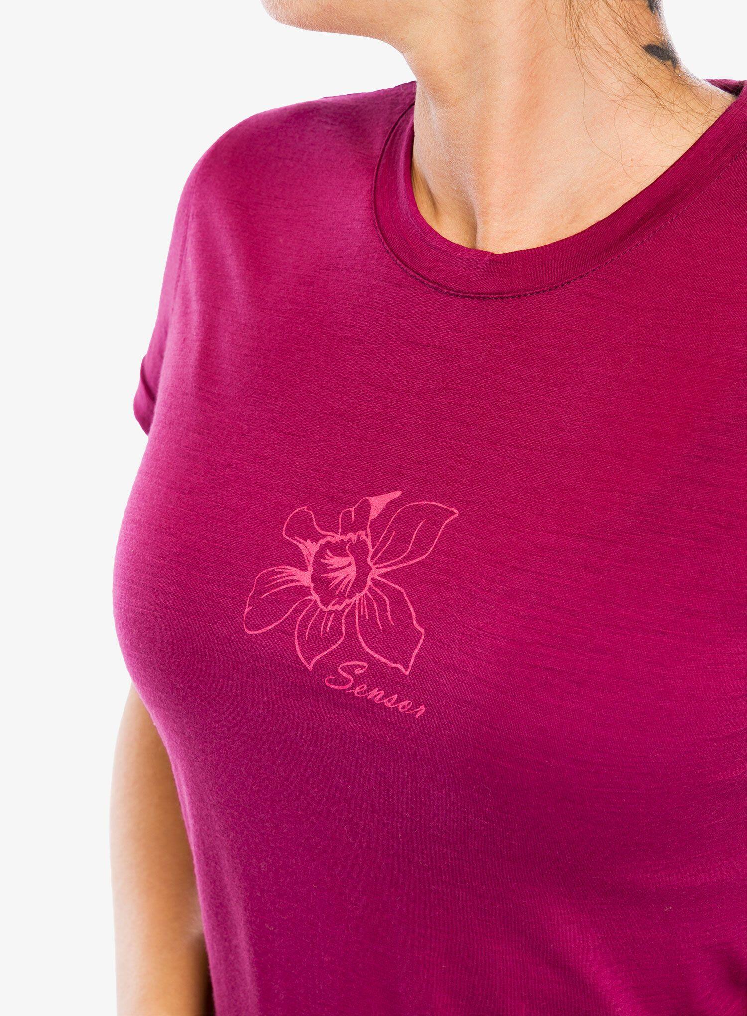 Koszulka merino damska Sensor Merino Active PT Tee S/S 5/5