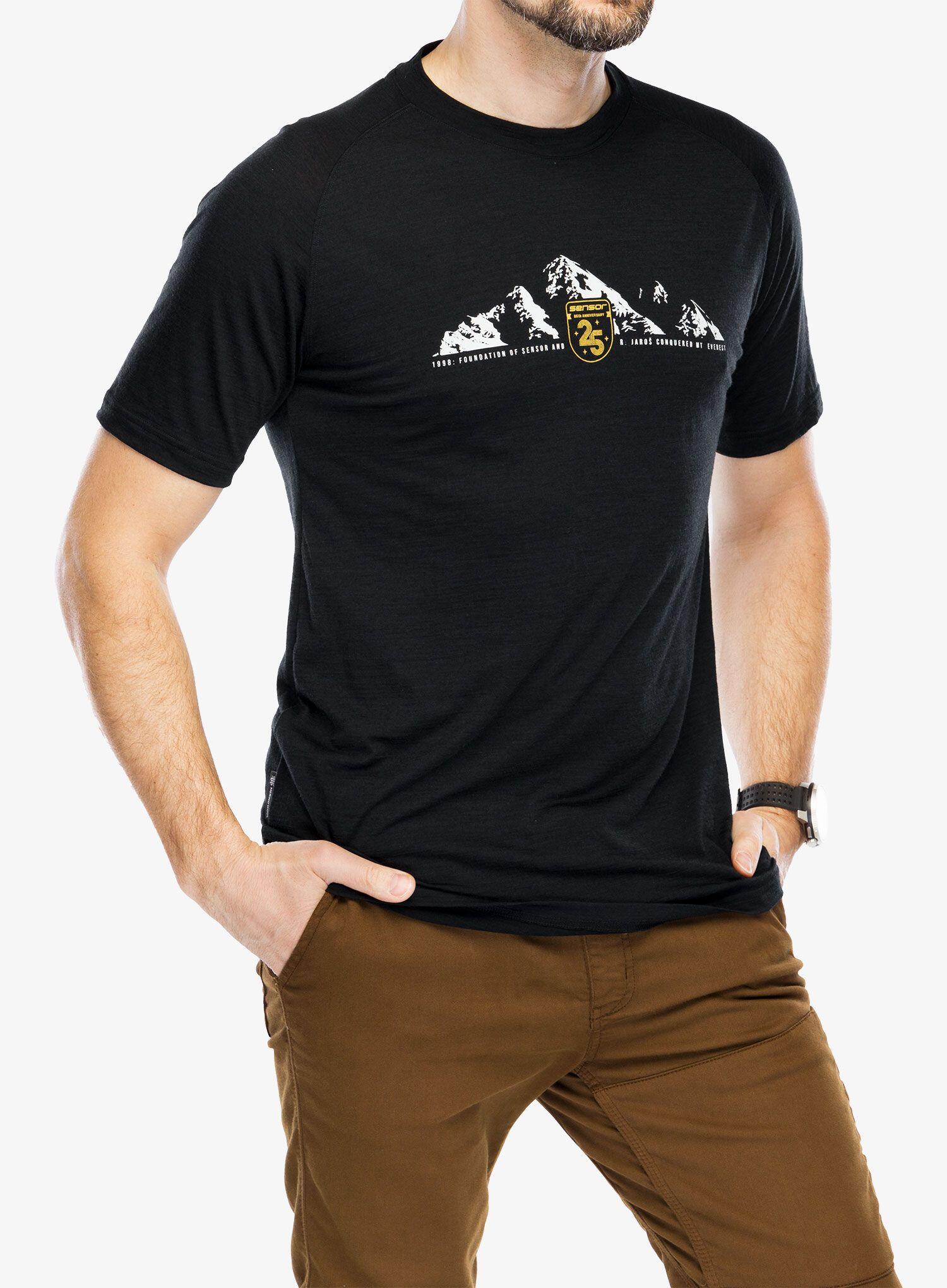 Koszulka merino męska Sensor Merino Air RJ Everest Tee 3/5