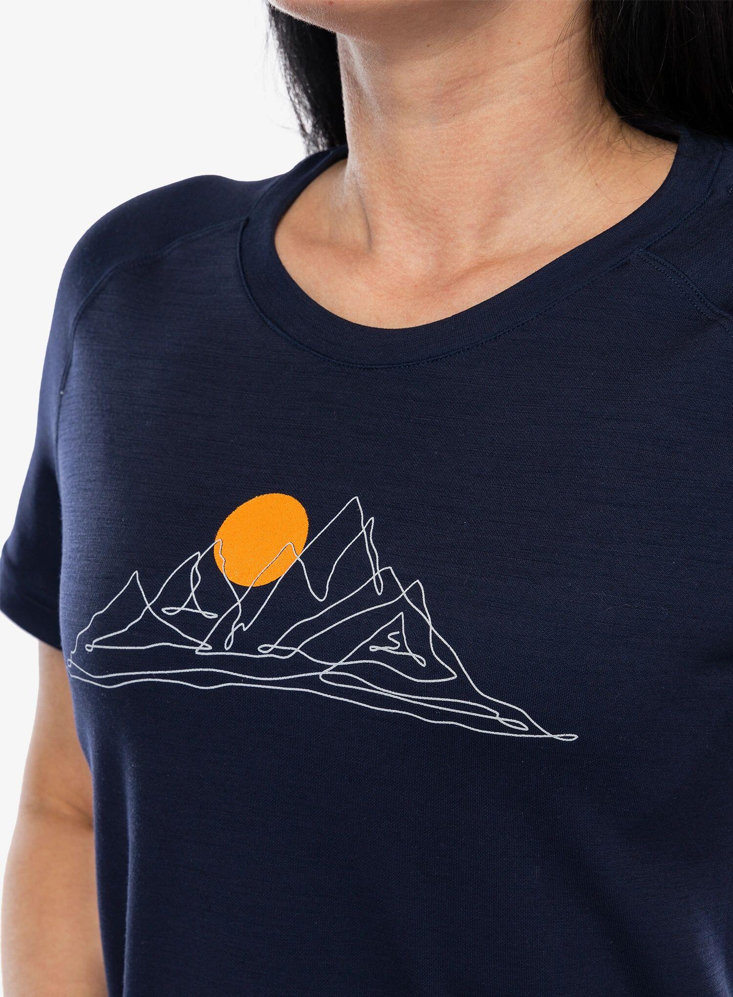 Koszulka merino damska Sensor Merino Blend Moon SS Tee 5/5