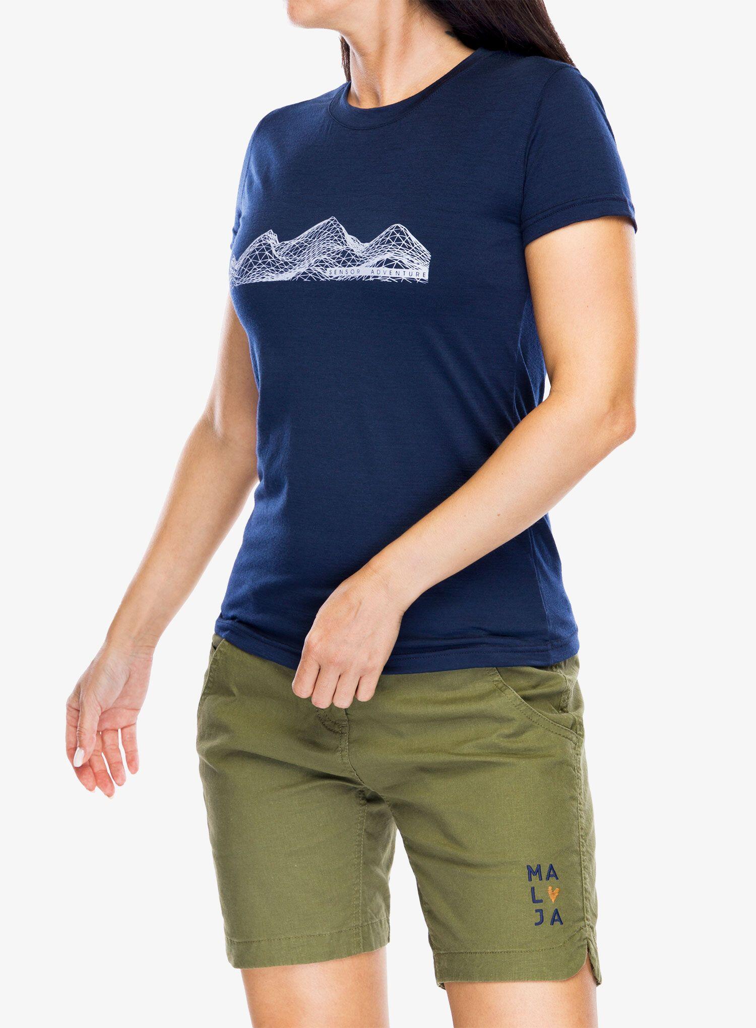 Koszulka merino damska Sensor Merino Active PT Tee SS 3/5