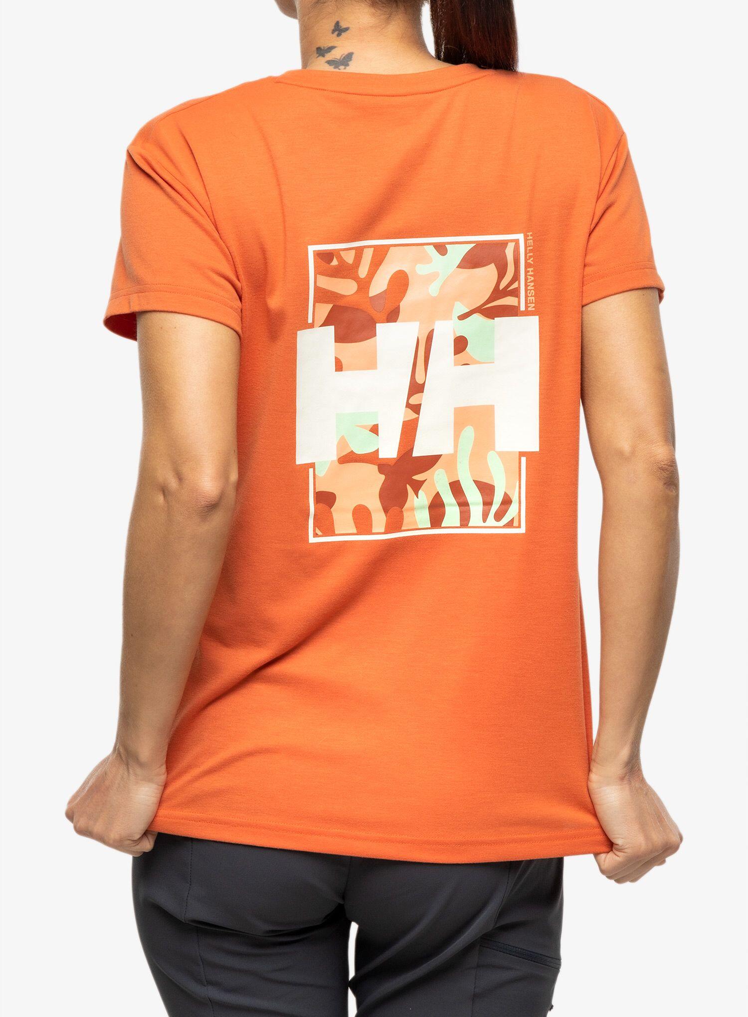 TEE-SHIRT SKOG RECYCLE - Orange S 2/7