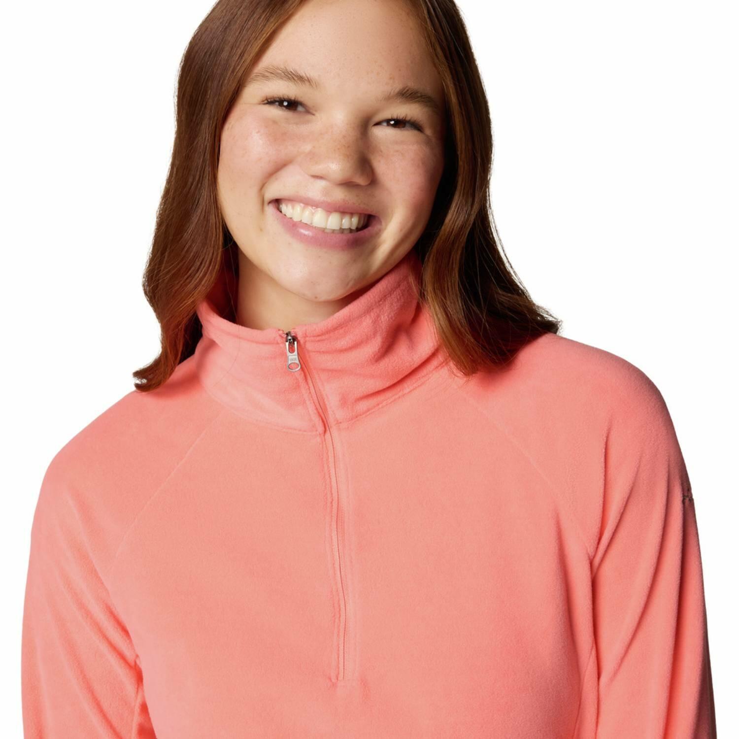 Blusa polar feminina Columbia Glacial IV com zíper 1/2 3/6