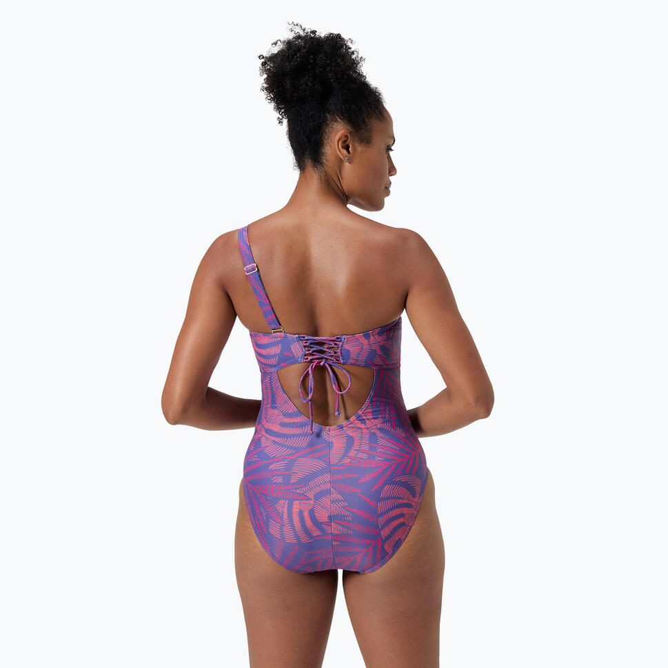 Strój pływacki jednoczęściowy damski Speedo Shaping Printed Asymmetric