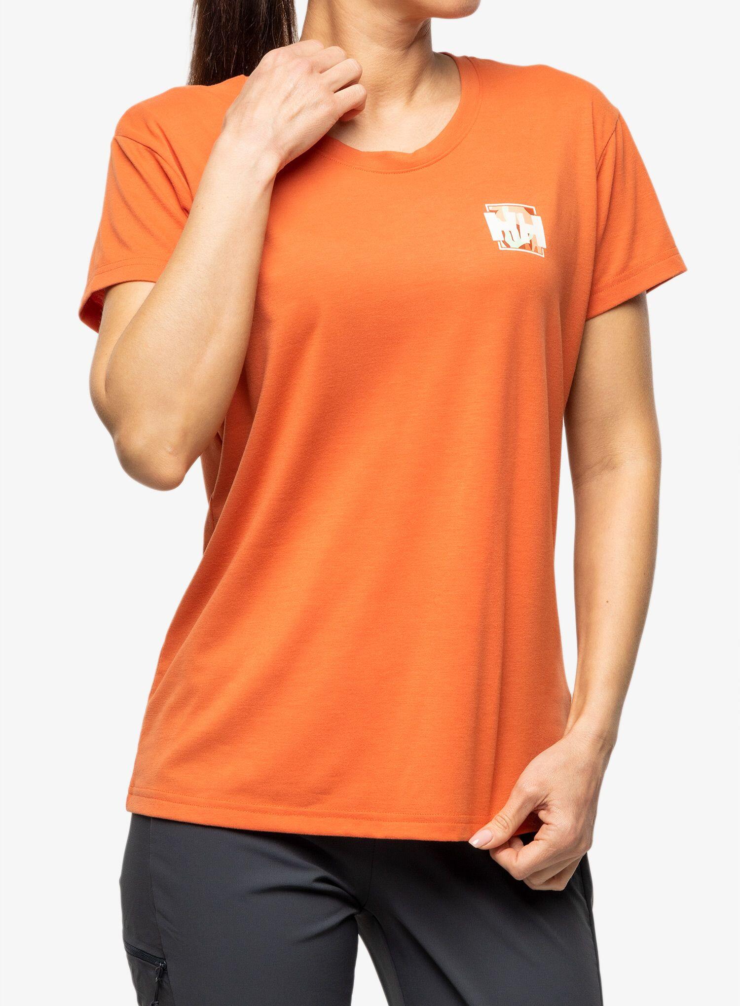 TEE-SHIRT SKOG RECYCLE - Orange S 5/7