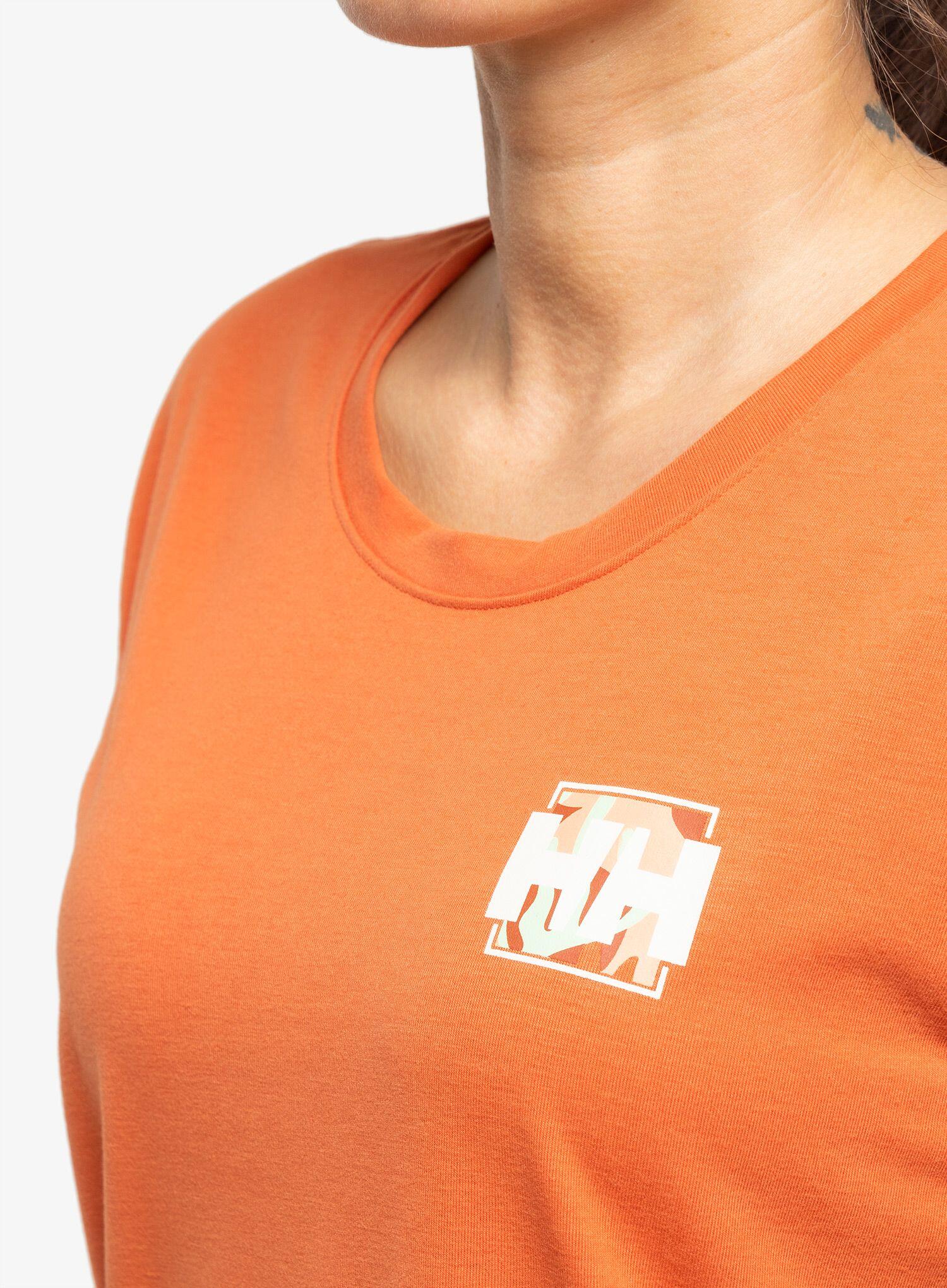 TEE-SHIRT SKOG RECYCLE - Orange S 6/7