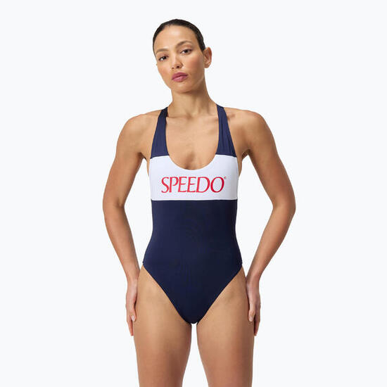 Costume intero Speedo Colourblock Racerback da donna