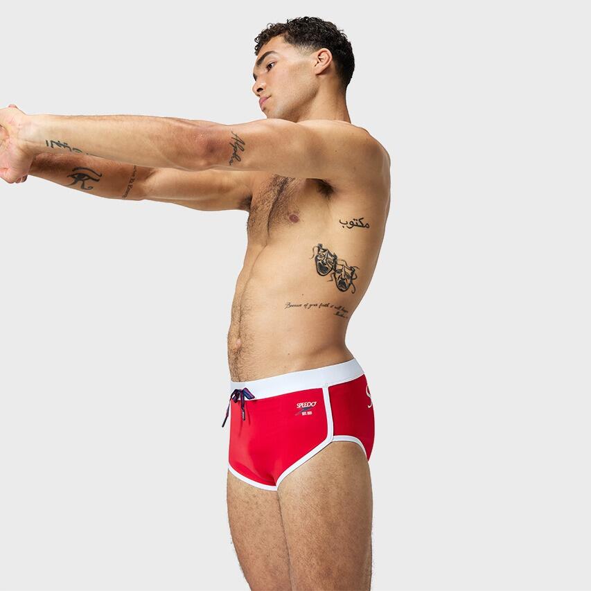 Maillot de bain Speedo Jetstream Retro Logo Brief pour homme 4/6