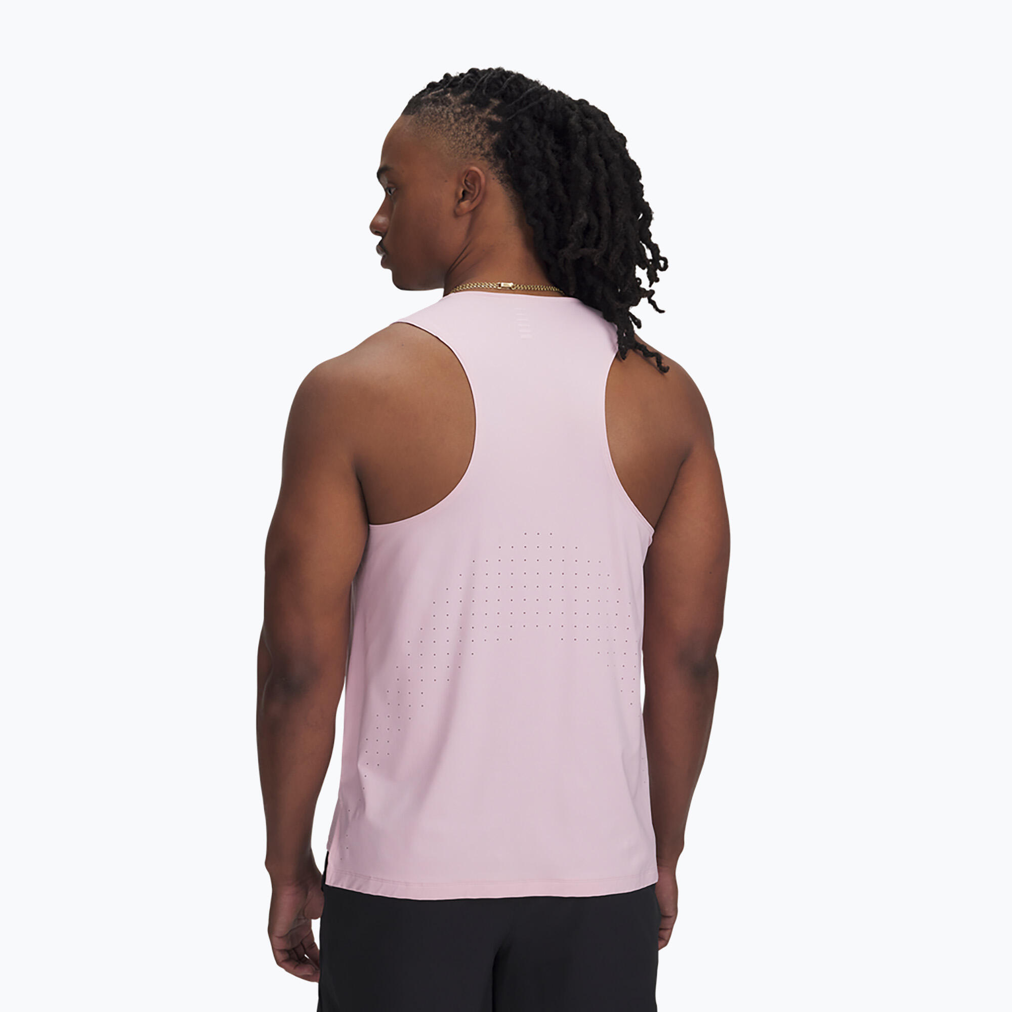 Mannen hardloop tanktop Under Armour Launch Elite Singlet 2/4
