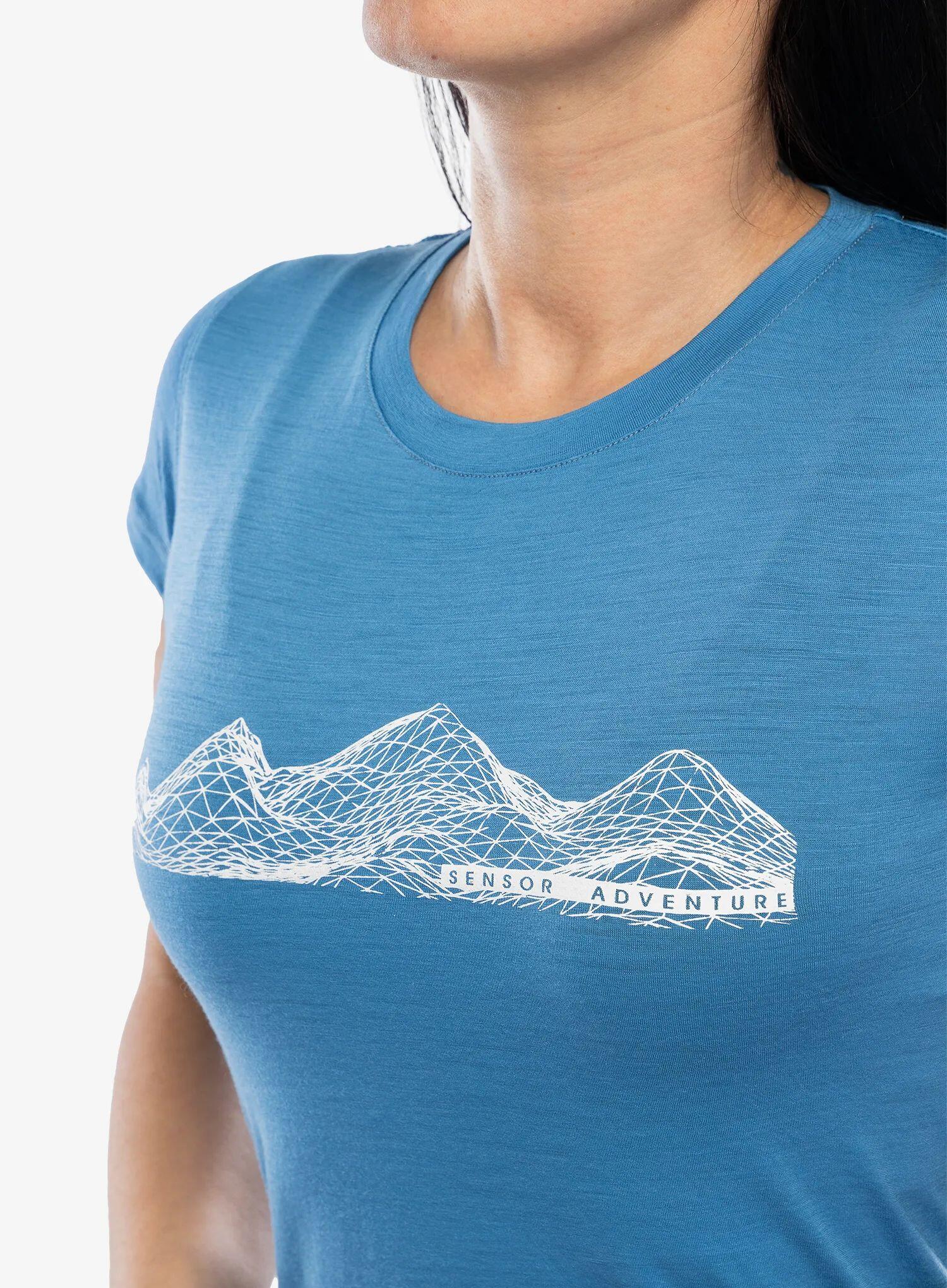 Koszulka merino damska Sensor Merino Active PT Tee S/S 4/4