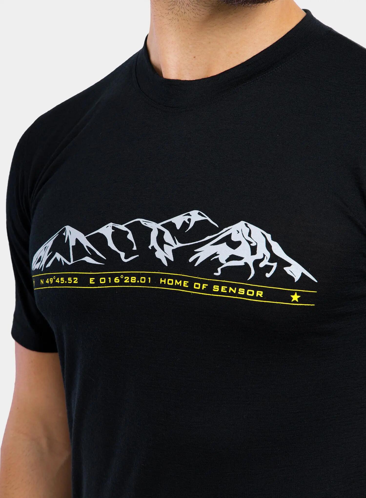 Koszulka merino męska Sensor Merino Active PT Tee S/S 4/7