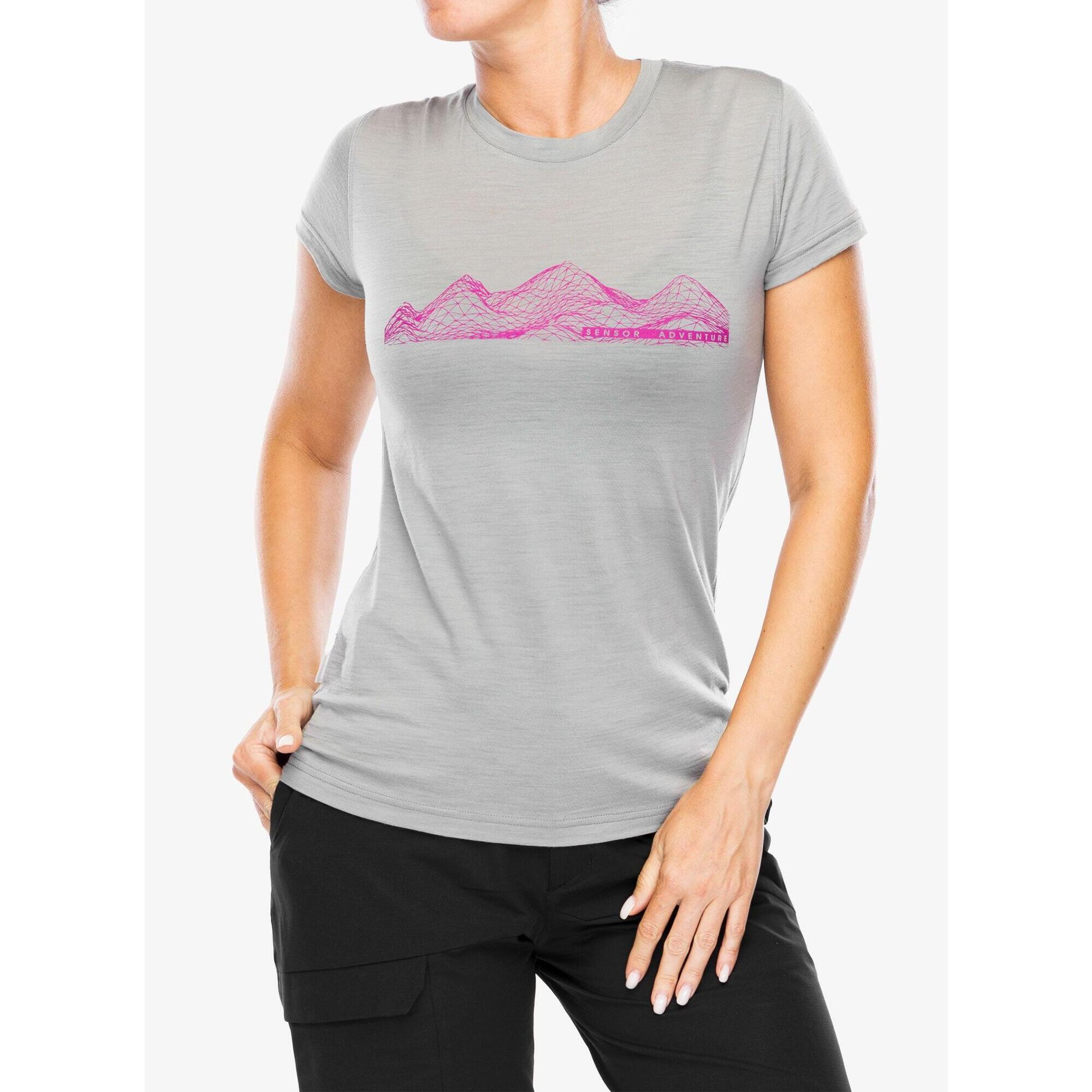 Koszulka damska Sensor Merino Active PT Tee S/S