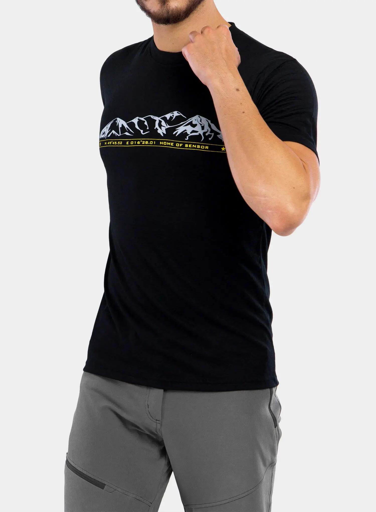Koszulka merino męska Sensor Merino Active PT Tee S/S 6/7