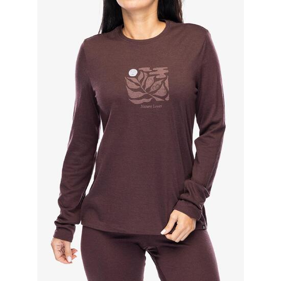 Bluza termiczna damska Odlo Merino 200 Nature Lover TS Crew Neck LS