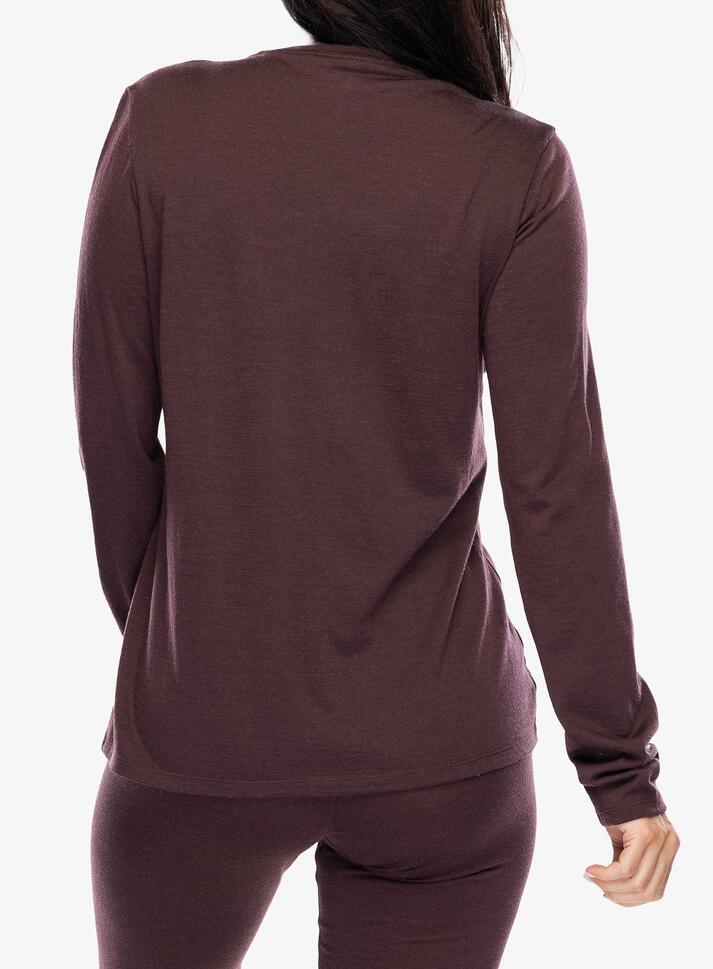 Bluza termiczna damska Odlo Merino 200 Nature Lover TS Crew Neck LS