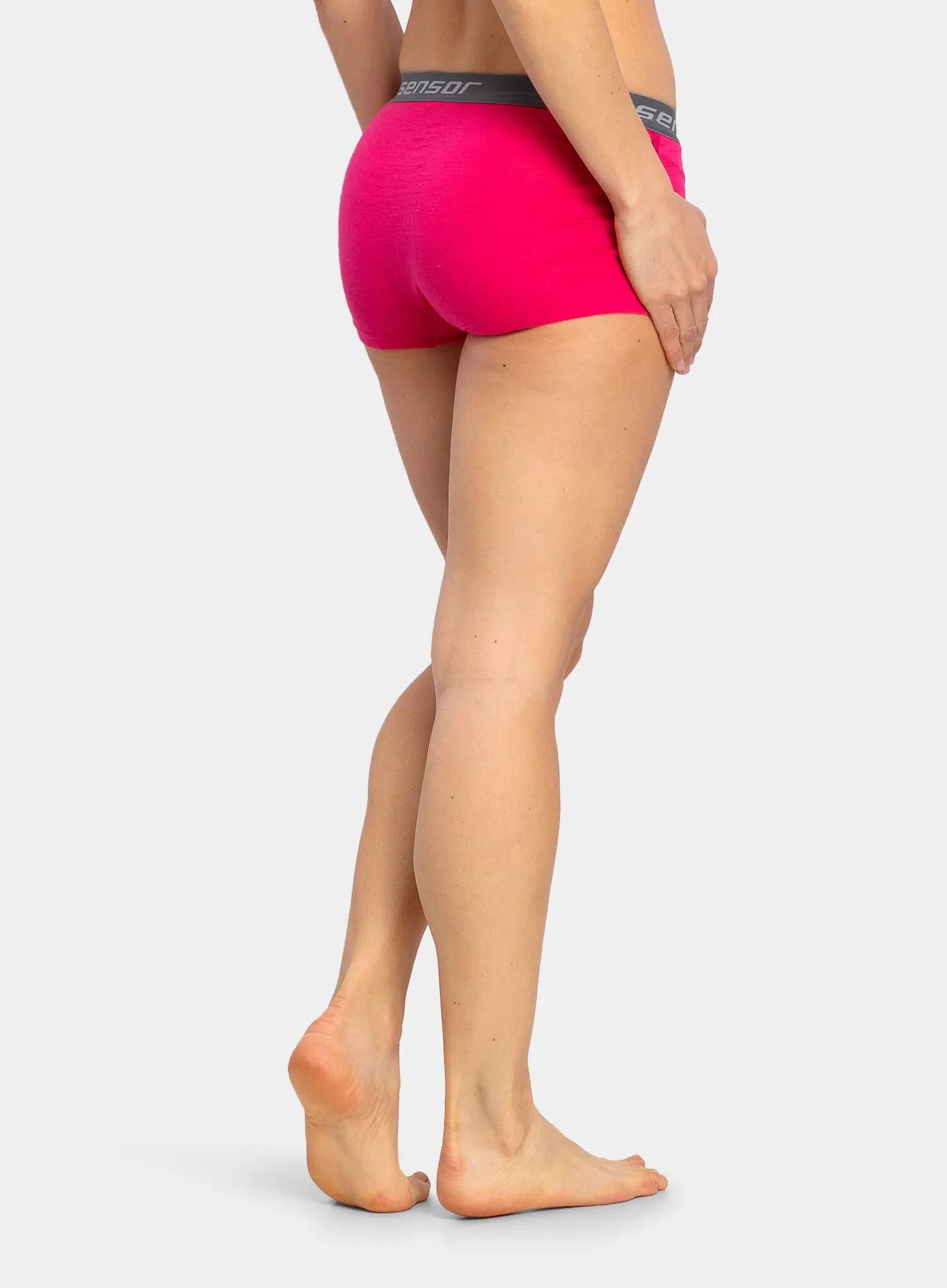 Bokserki damskie Sensor Merino Active Panties Boyshort 2/6