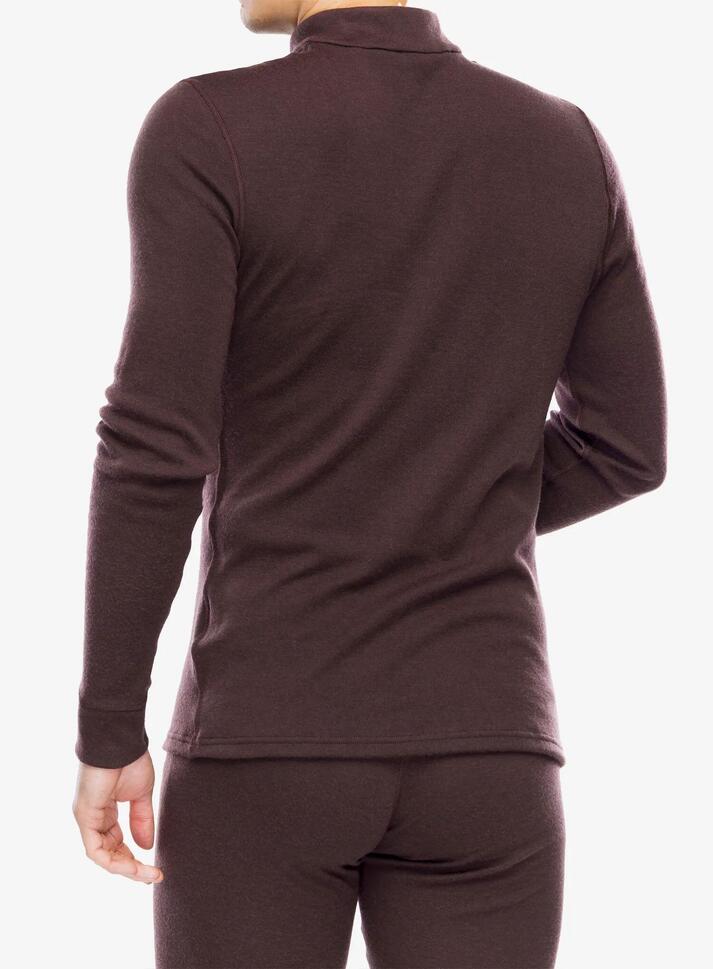 Bluza termoaktywna męska Odlo Merino 260 BL Top Turtle Neck LS Half Zip
