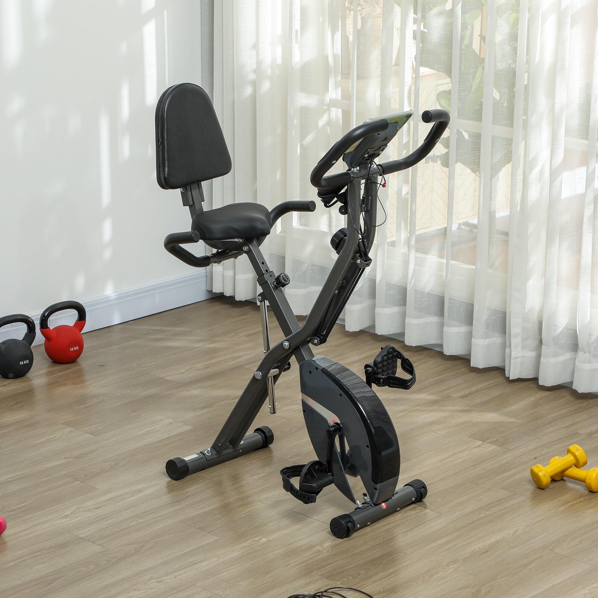 Bicicleta estática 43x97x109 cm preto SPORTNOW 2/7