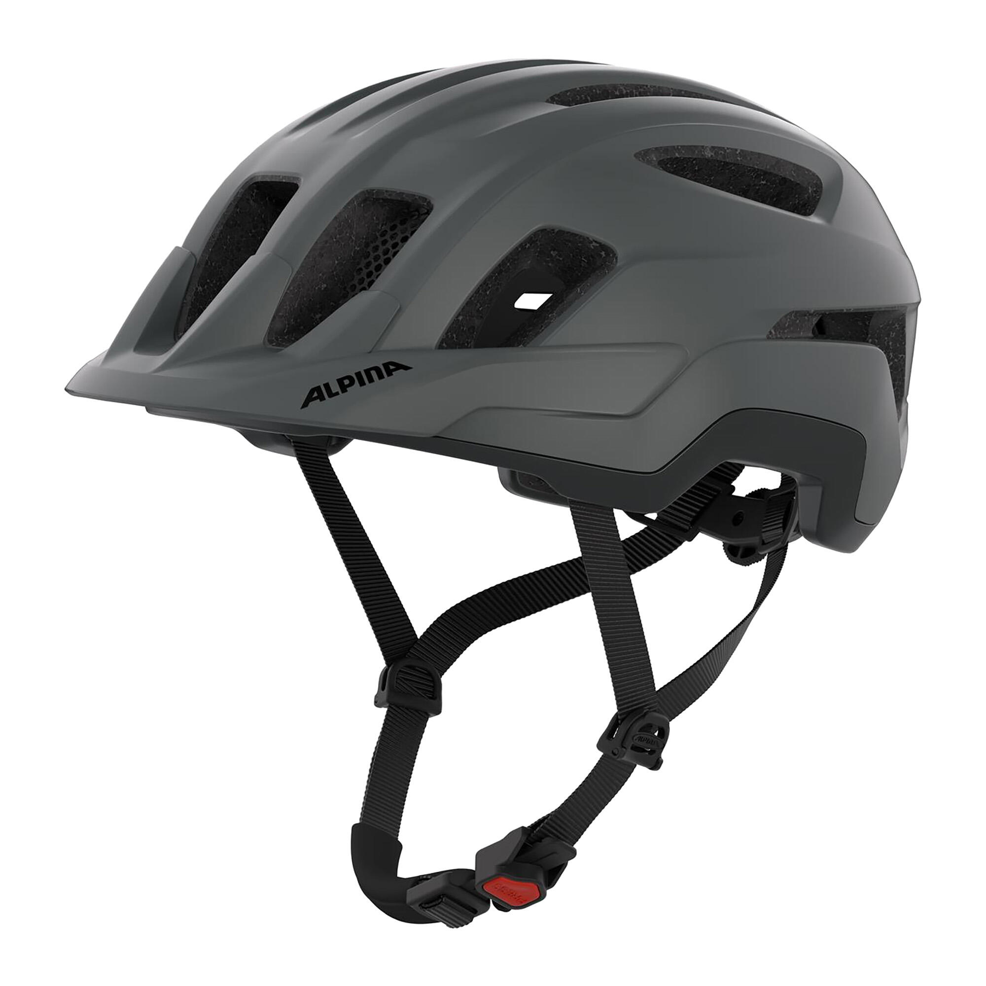 Olympic Sportswear Alpina Paranus casque vélo 55–59 cm vert foncé mat 5/5