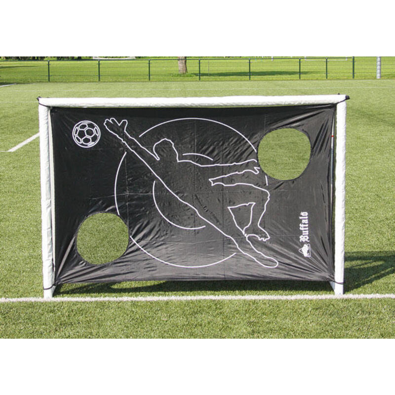 Buffalo Fußballtor Champ Cup (185x125x70cm) mit Torwand