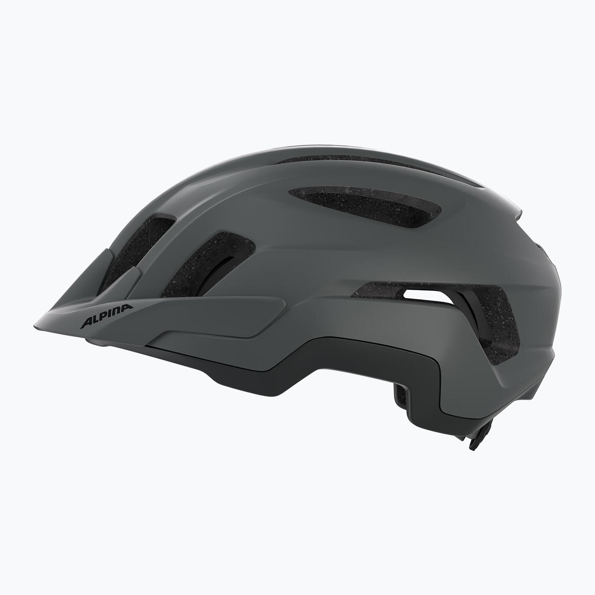 Olympic Sportswear Alpina Paranus casque vélo 55–59 cm vert foncé mat 4/5