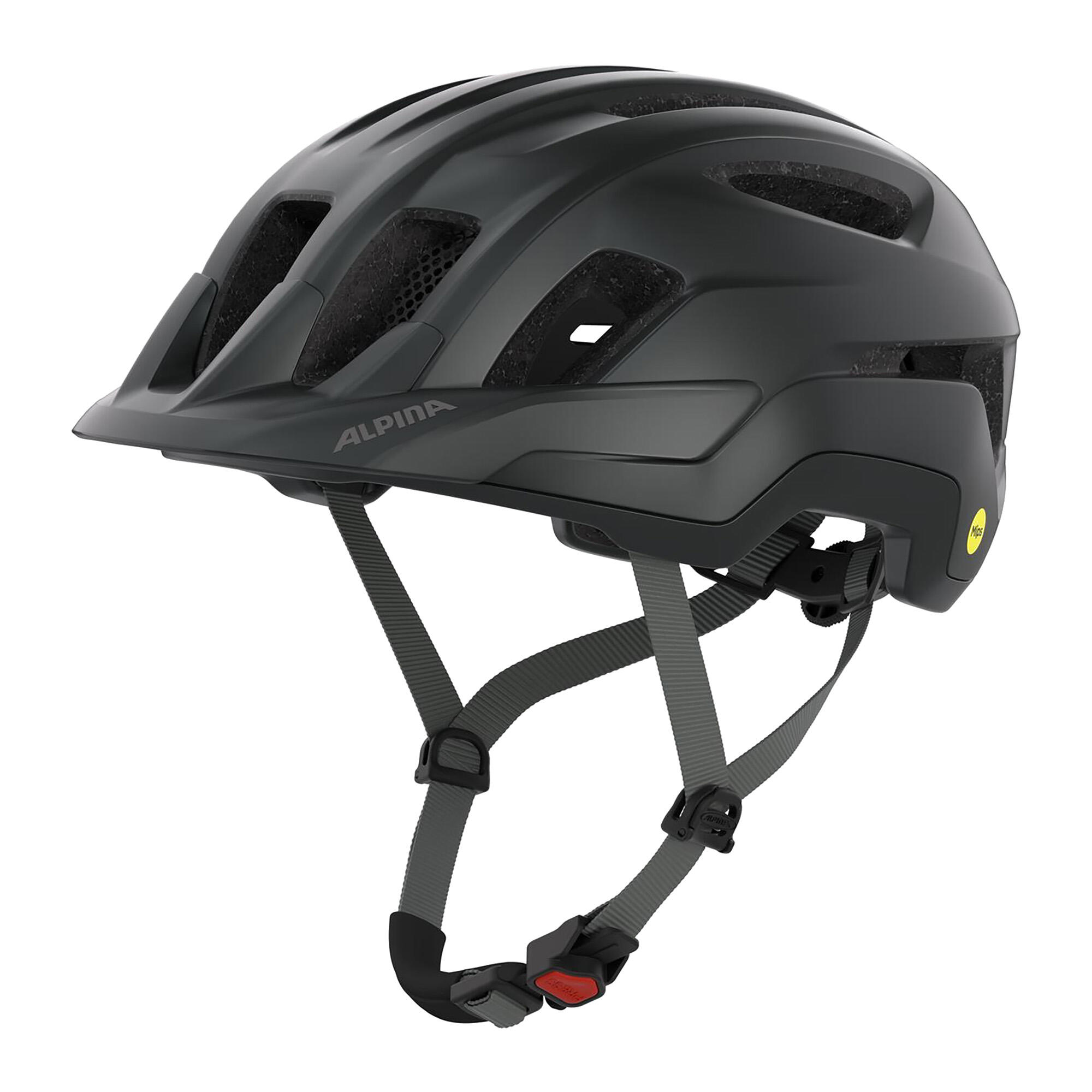 Olympic Sportswear Alpina Paranus MIPS fietshelm 52-56 cm mat zwart 5/5