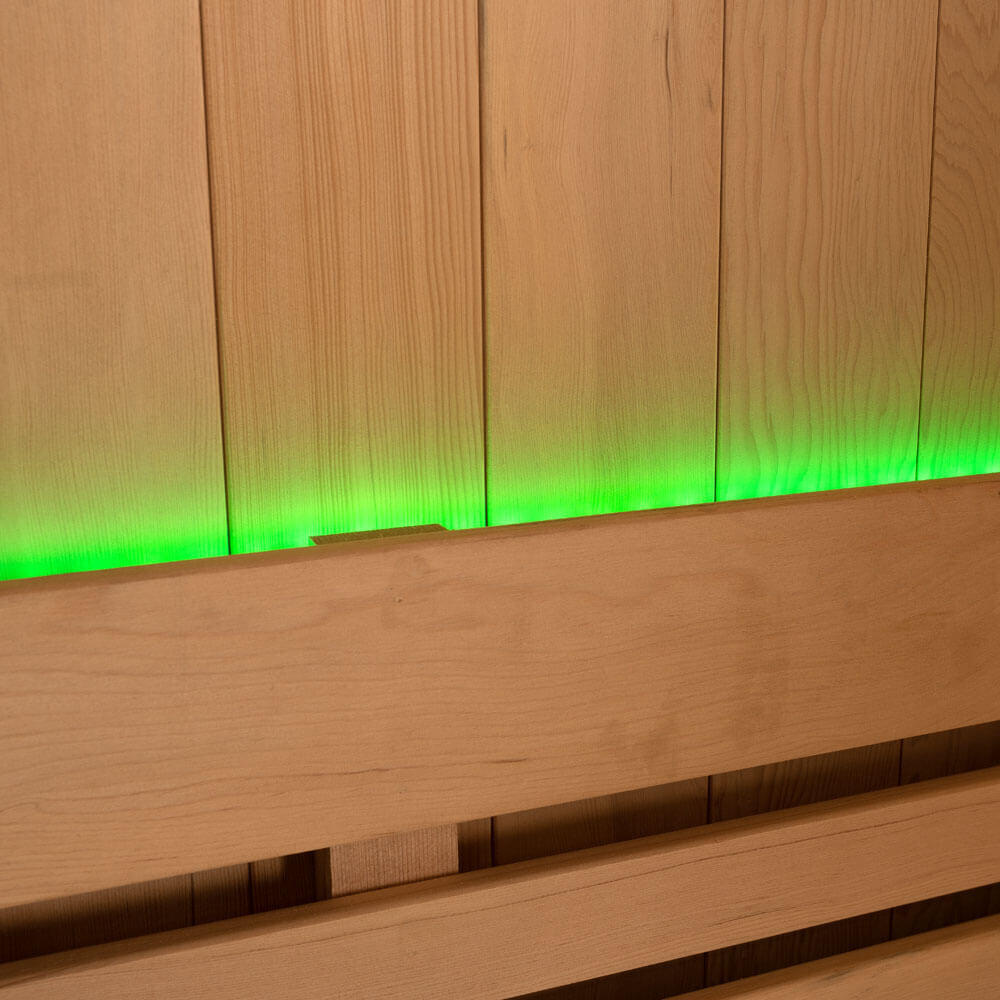Tradycyjna sauna OMAHA – 180 x 150 cm dla 4 osób 5/7