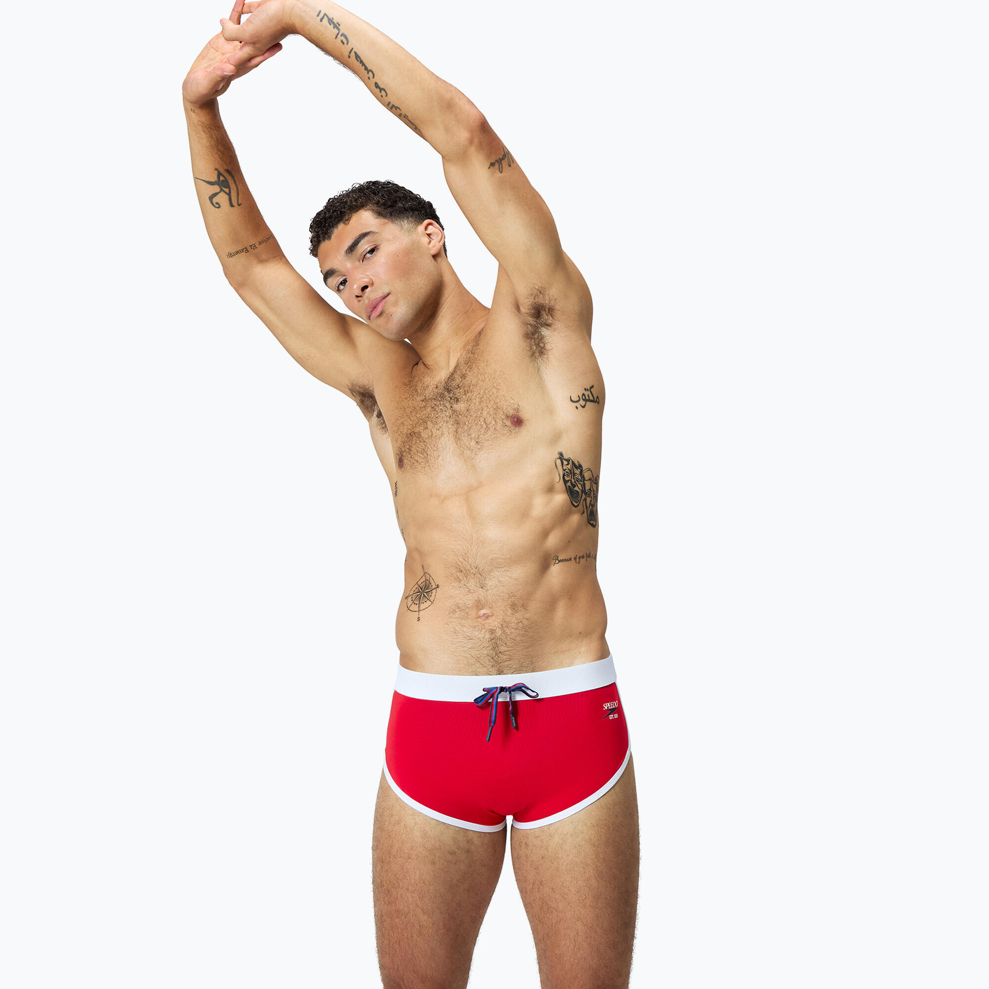 SPEEDO Speedo Jetstream Retro Logo Brief Zwembroek voor Heren