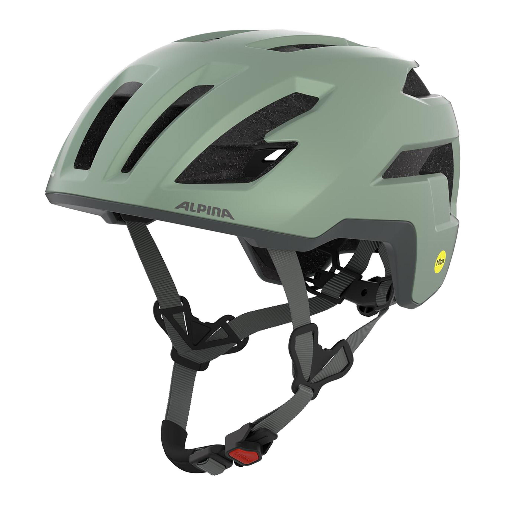 Casque Olympic Sportswear Alpina Taunus Gravel MIPS 52-56 vert mat 5/5