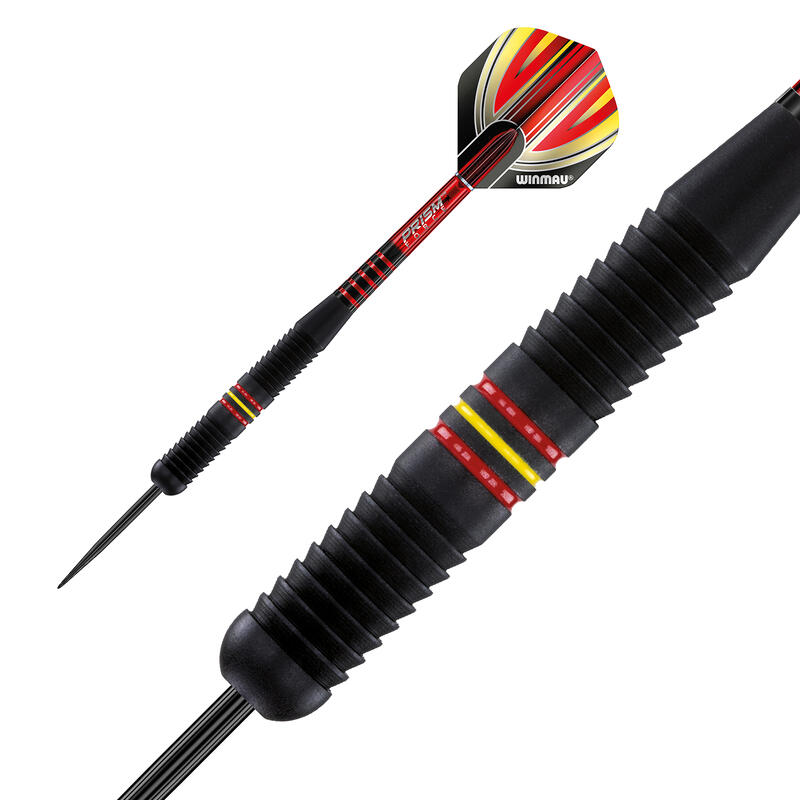 Fléchettes Winmau Outrage en laiton à pointe d'acier