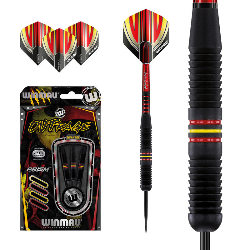 Winmau Outrage Messing Stahlspitze Darts