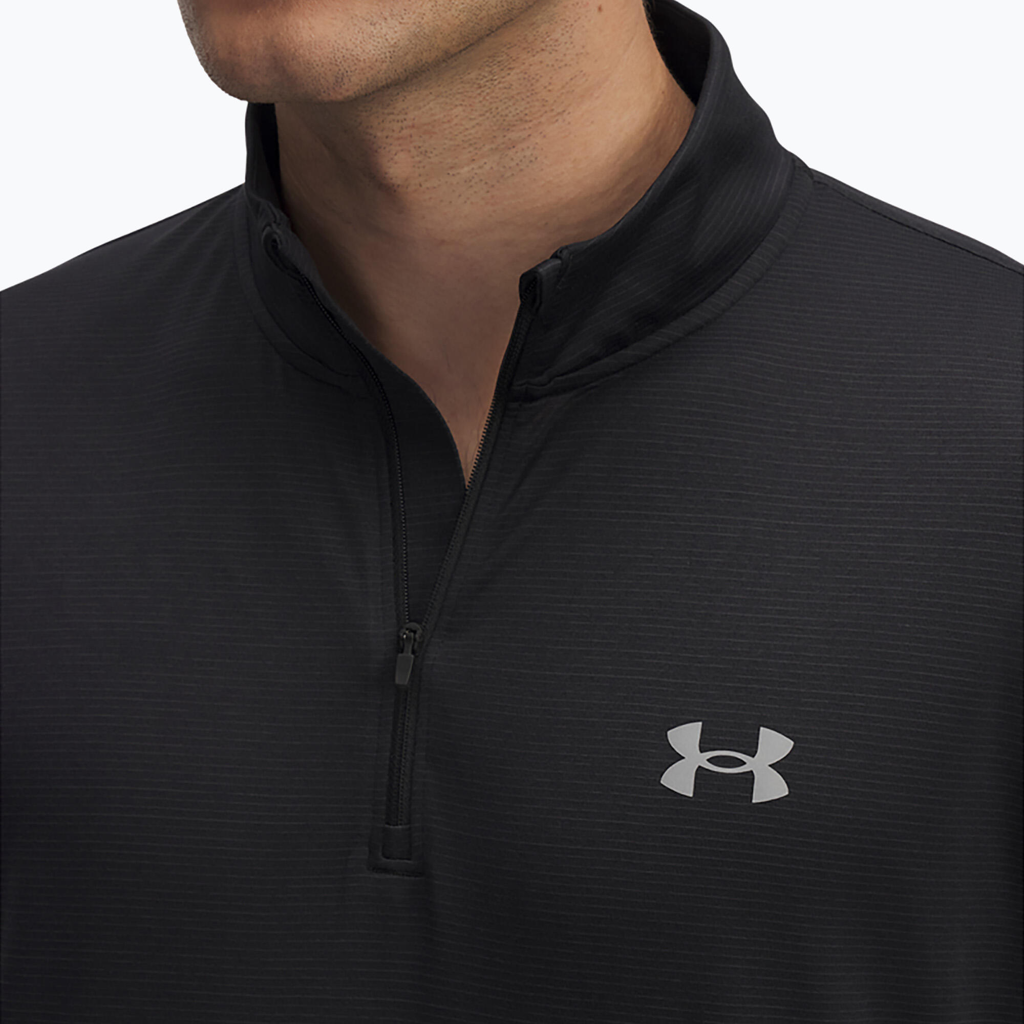 Camiseta de corrida Under Armour Launch com zíper 1/4 masculina 3/3
