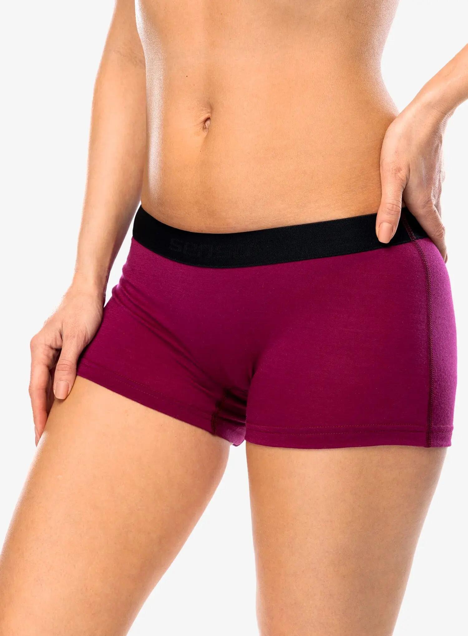 Bokserki damskie Sensor Merino Active Panties Boyshort 3/4