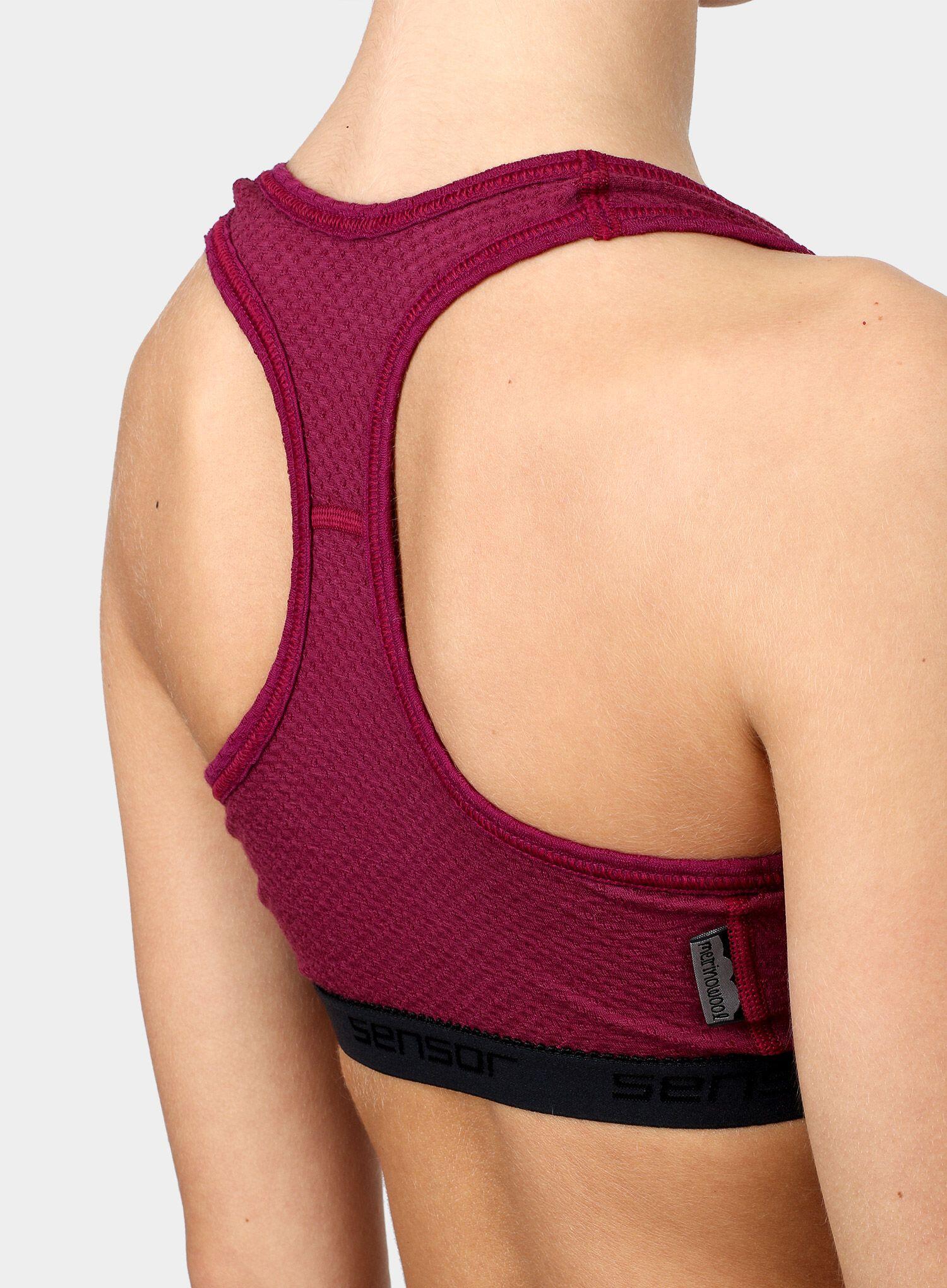 Stanik sportowy Sensor Merino DF Bra 6/6