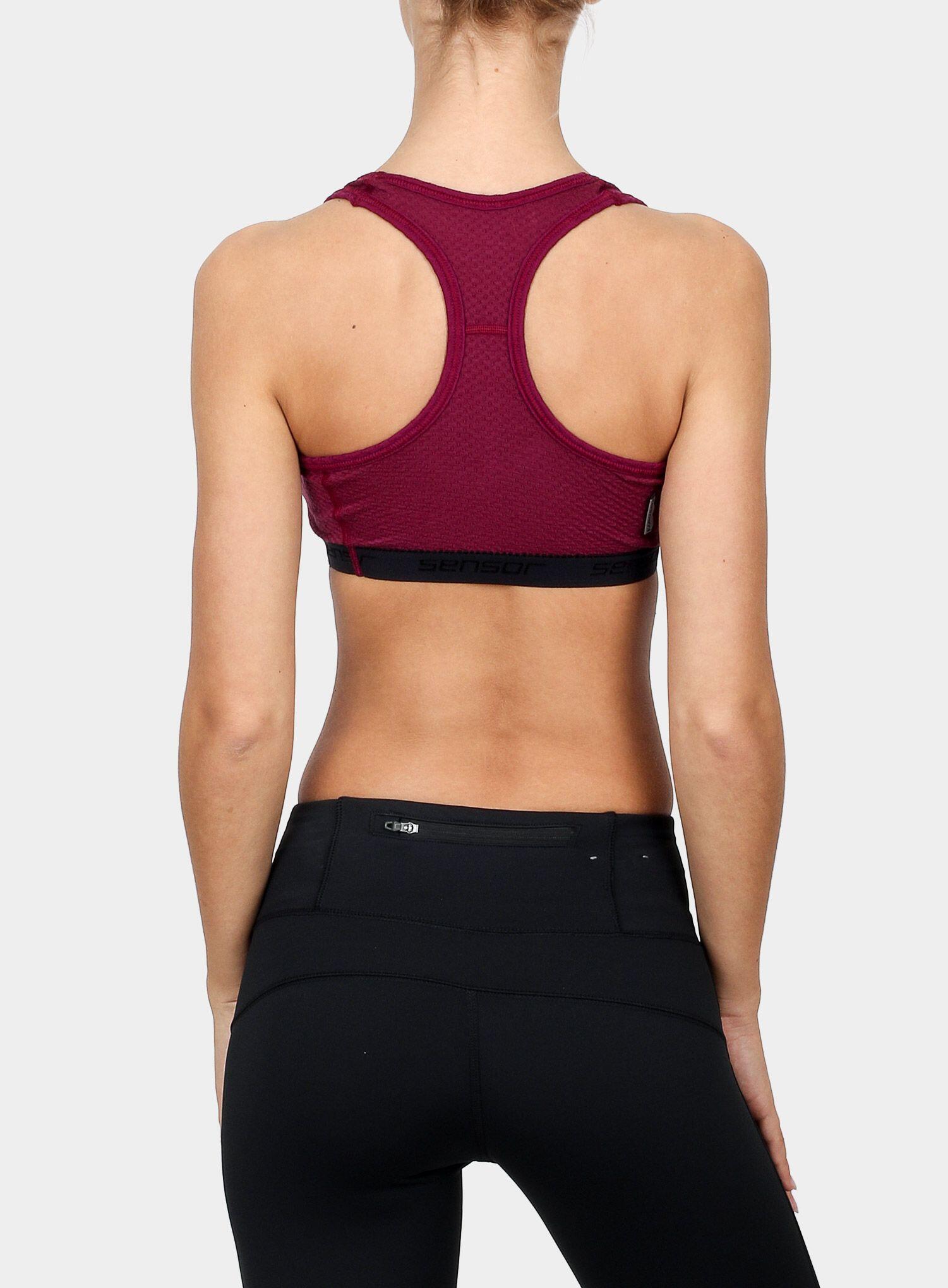 Stanik sportowy Sensor Merino DF Bra 2/6